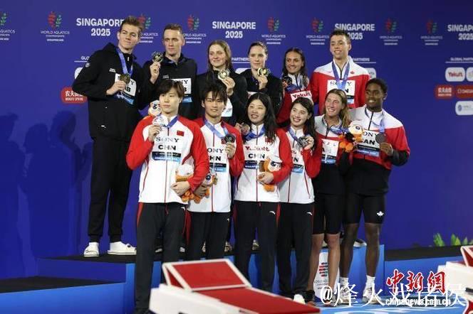游泳世锦赛获2金6银6铜 中国泳军新阵容受考验